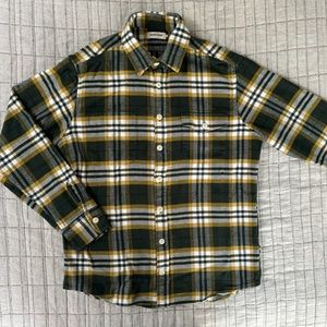 TAYLOR STITCH The Crater Shirt in Green Plaid